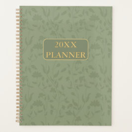 Salie groene bloemen Weekly Planner