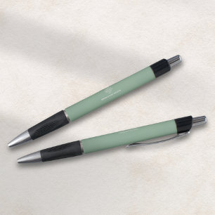 Salie Groene Crème Counselor Gezondheid Logo Promo Pen
