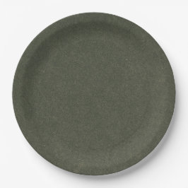 Salie Groene Elegante Minimalistische Trouwfeest P Papieren Bordje