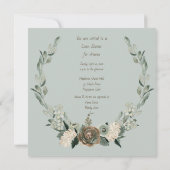 Salie Groene en Vanille Crème Douche Kaart (Achterkant)