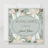 Salie Groene en Vanille Crème Douche Kaart (Voorkant)