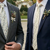 Salie Groene Eucalyptus Bruiloft Stropdas