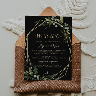 Salie Groene Eucalyptus Goud We Still Do Huwelijks Kaart