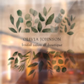 Salie Groene Eucalyptus Groene Bladeren Deur Raamsticker (Vel 2)