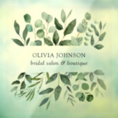 Salie Groene Eucalyptus Groene Bladeren Deur Raamsticker (Vel 3)