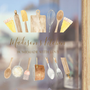 Salie Groene Eucalyptus Groente Bladeren Deur Raamsticker