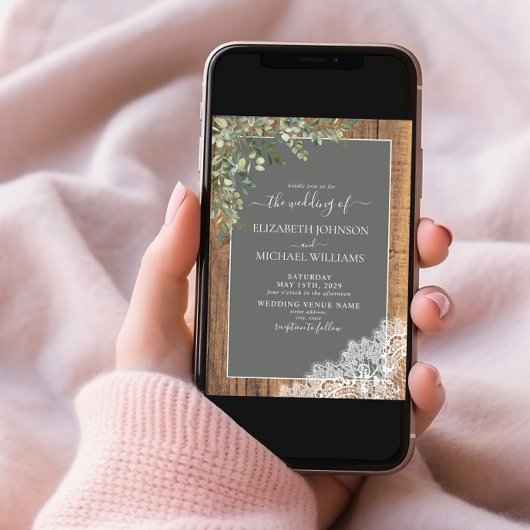 Salie Groene Eucalyptus Houten Kant Bijbeltekst Tr Kaart