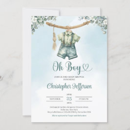  Salie Groene Eucalyptus Jongen Baby Kleding Kaart