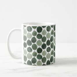 Salie Groene Eucalyptusblad Patroon Botanische Pla Koffiemok