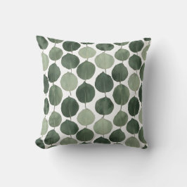 Salie Groene Eucalyptusblad Patroon Botanische Pla Kussen