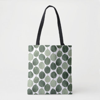 Salie Groene Eucalyptusblad Patroon Botanische Pla Tote Bag