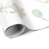 salie groene gekke gans Wrapping Paper Cadeaupapier (Rol Hoek)