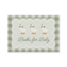 Salie Groene Gingham Buffalo Check Baby Shower Lin