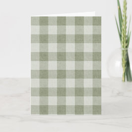Salie groene Gingham Buffalo geruite Linnen Textuu Kaart