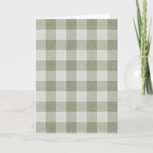 Salie groene Gingham Buffalo geruite Linnen Textuu Kaart