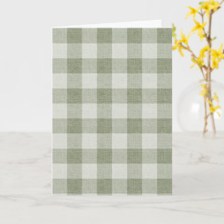 Salie groene Gingham Buffalo geruite Linnen Textuu Kaart