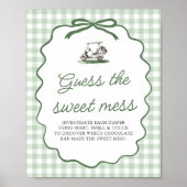 Salie Groene Gingham Golf Raad de Zoete Rommel Gam Poster (Voorkant)