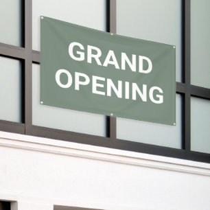 Salie Groene Grand Opening Banner