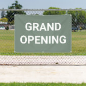 Salie Groene Grand Opening Banner (Insitu)