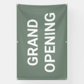 Salie Groene Grand Opening Banner (Verticaal)