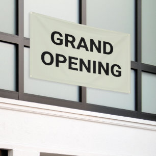 Salie Groene Grand Opening Banner