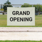 Salie Groene Grand Opening Banner (Insitu)