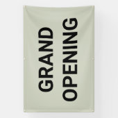 Salie Groene Grand Opening Banner (Verticaal)