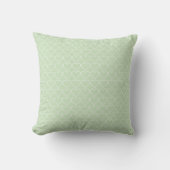 Salie Groene Hart Print Kussen (Voorkant)