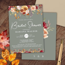 Salie Groene Herfst Bloem Bruidsdouche