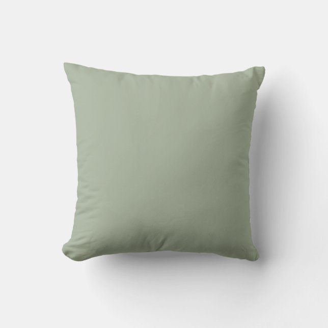 Salie Groene Kerst Harmonie Kussen (Voorkant)