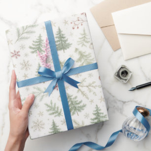 Salie groene kerstverpakkings papier