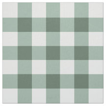 Salie Groene Klassieke Gingham Pima Katoenen Stof