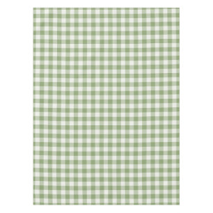 Salie Groene Klassieke Gingham Plaid Tafelkleed
