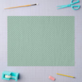 Salie groene kleur witte stip waterverf tissuepapier (Craft)