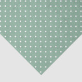 Salie groene kleur witte stip waterverf tissuepapier (Detail)