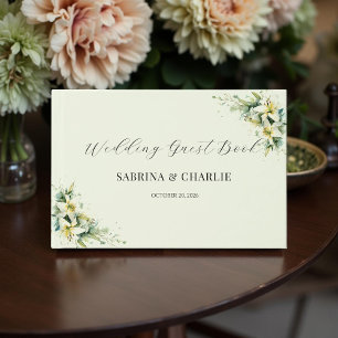 Salie Groene Lelie Valley Elegante Bloemstuk Gastenboek