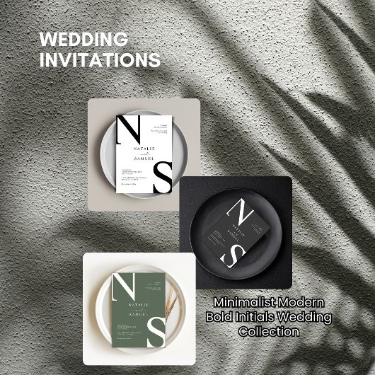 Salie Groene Minimalist & Elegante Krachtige Begin Save The Date