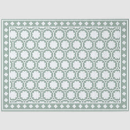 Salie Groene Moderne Been Inleg Decoupage Papier