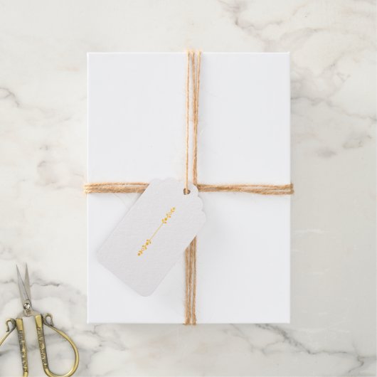 Salie Groene Monogram Huwelijk Cadeaulabels (Met Koord)