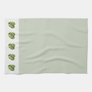 Salie Groene Monstera Botanische Decor Minimaal Ku Theedoek