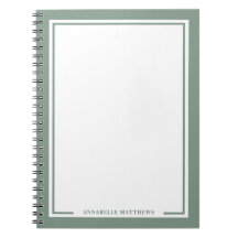 Salie Groene Naam Monogram