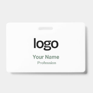 Salie Groene Naamkaartjes Badges