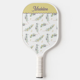 Salie Groene Olijftak Aangepaste Naam Pickleball Paddle