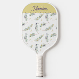 Salie Groene Olijftak Aangepaste Naam Pickleball Paddle