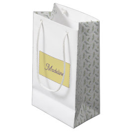 Salie Groene Olijftak Monogram Naam Klein Cadeauzakje