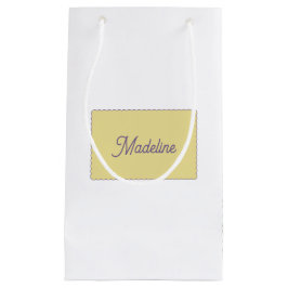 Salie Groene Olijftak Monogram Naam Klein Cadeauzakje