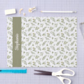 Salie Groene Olijven Aquarel Tissuepapier (Craft)