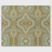 Salie Groene Onyx Met Goud Cadeaupapier (Vlak)