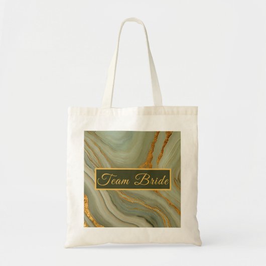 Salie Groene Onyx Steen Tote Bag (Voorkant)