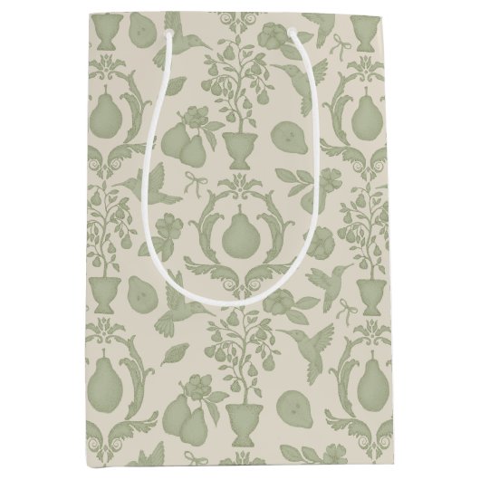 Salie Groene Perfecte Peer Bruidsfeest Cadeautas (Voorkant)